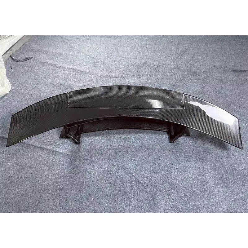 For  GT GTS GTR GTC GT Upgrade BS Style Carbon Fiber Rear Spoiler (with LED) Body Kit Rear Diffuser Front Bumper Edge